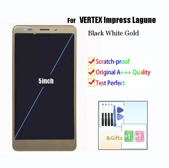 Оригинальное лучшее качество 5nch для VERTEX Impress Lagune ЖК дисплей + кодирующий