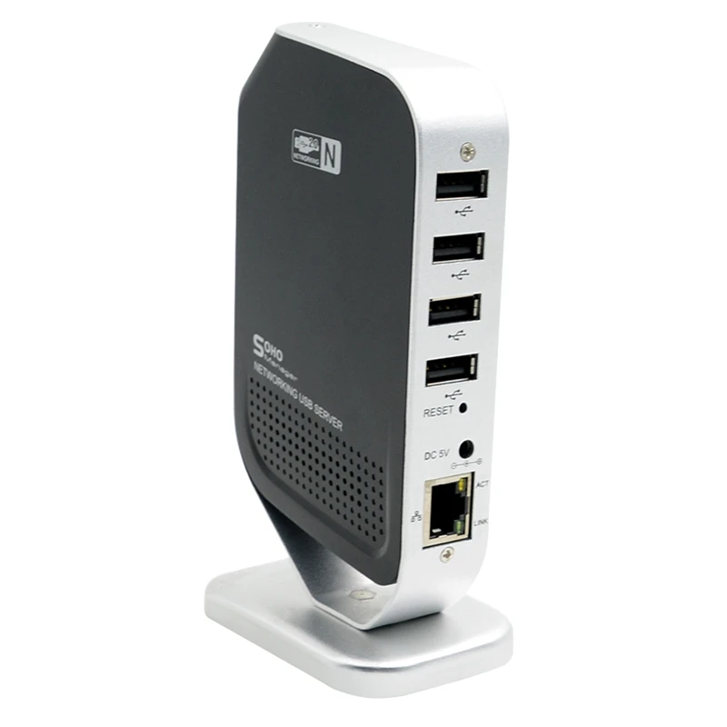 4 Порты и разъёмы Сетевой Usb 2 0 сервер печати совместная печать lan-адаптер на порта