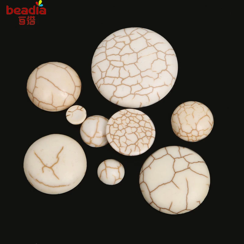 Новинка 2018 высококачественный синтетический белый бирюзовый камень Howlite