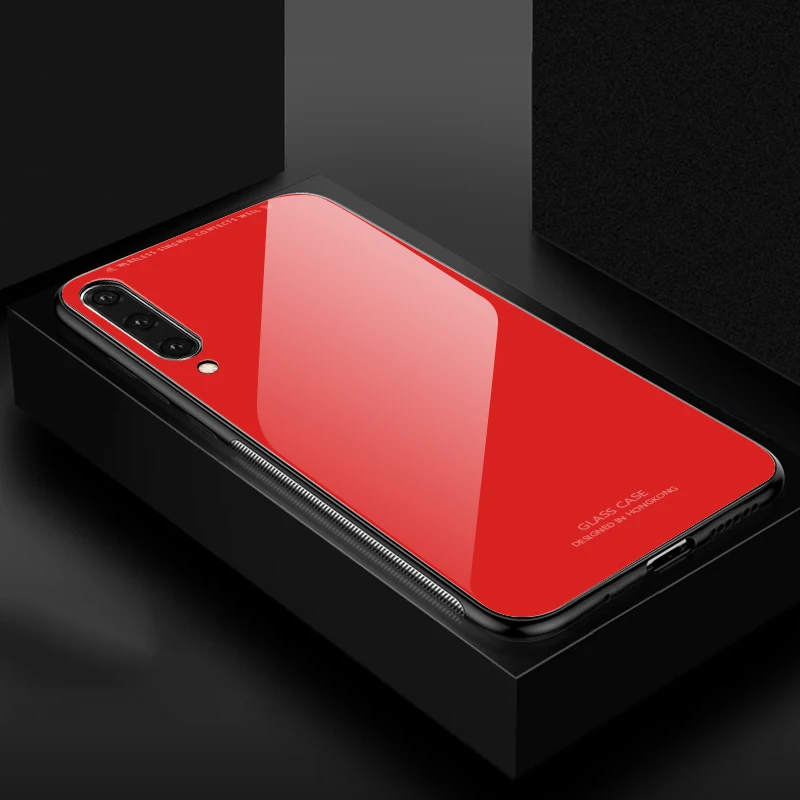 Чехол KEYSION для Samsung Galaxy A50 роскошный мягкий силиконовый чехол из закаленного