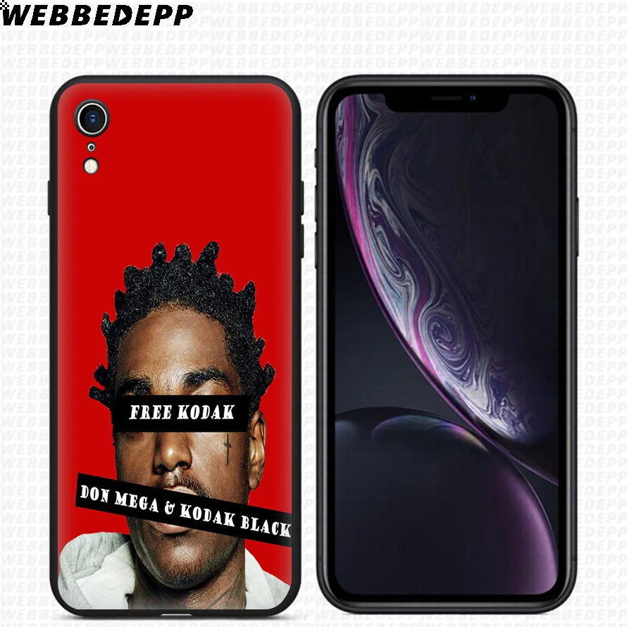 WEBBEDEPP Kodak черный мягкий силиконовый чехол для iPhone 11 Pro Xr Xs Max X или 10 8 7 6 6S Plus 5 5S SE Case |