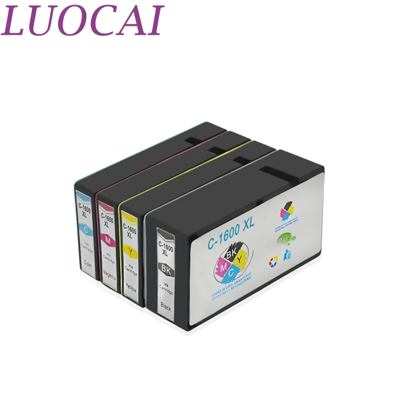 4 шт. совместимые чернильные картриджи LuoCai для Canon PGI-1600XL PGI1600XL pgi-1600XL pgi1600XL MAXIFY MB2060