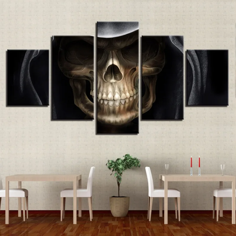 Новинка 2019 хит цифровой художественный Рисунок в виде машин черепов защита от