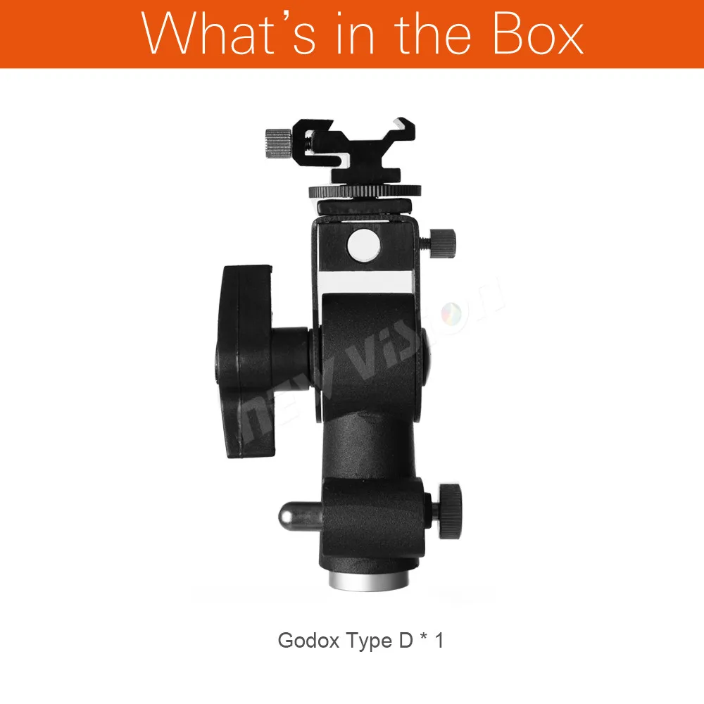 Металлический держатель для вспышки камеры типа D поворотный кронштейн