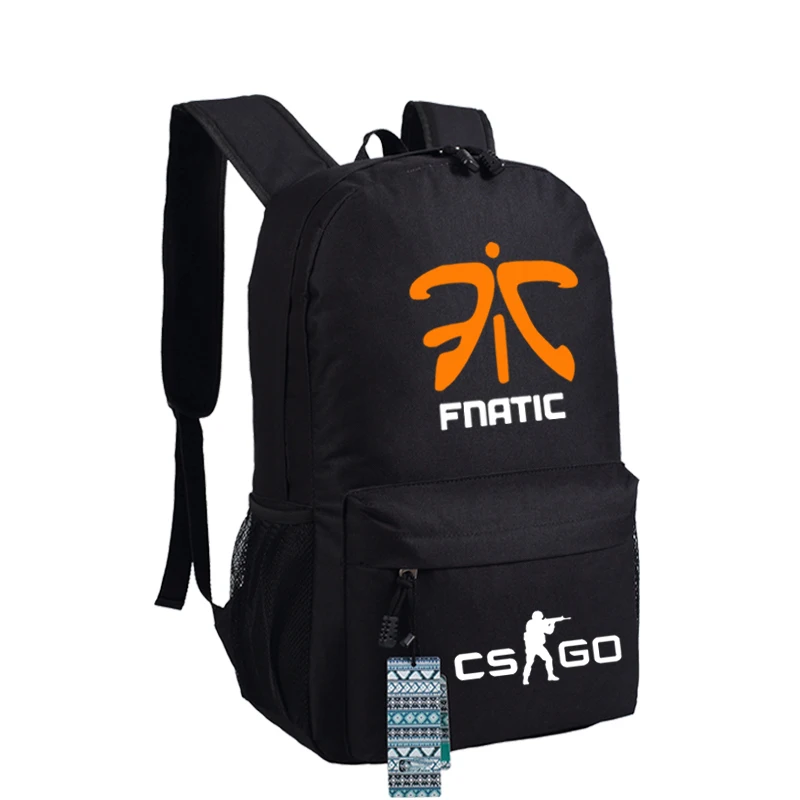 Мужчины Женщины Мальчики Девочки Унисекс Fnatic Virtus. pro Dota 2 CS CSGO Печатных Рюкзак Сумка Холст Школа Книга Сумки Модный Путешествовать Спорт Уличный Кемпинг