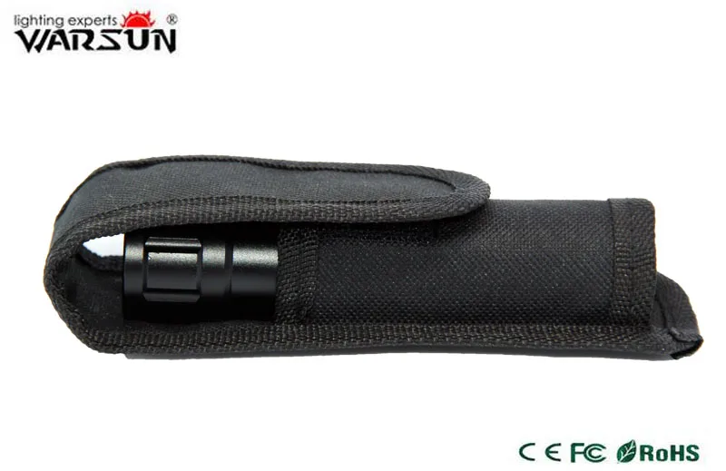Мини Портативный CREE Q5 фонарик Перезаряжаемый 18650/AAA светодиодный предупреждающий
