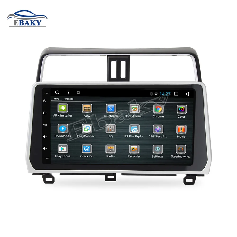 NaviTopia 10 2 дюймовым Octa Core Android 7 1 8 автомобиля DVD gps навигации для Toyota Prado новой 2018 2019