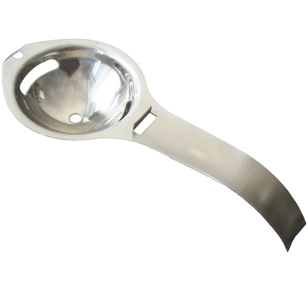 Kitchen Accessories Handheld Egg Divider Stainless Steel Yolk Separator Sieve Cooking Tools New |