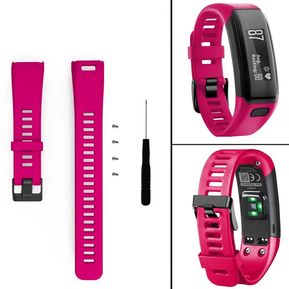 Часы Garmin vivosmart HR силиконовый сменный ремешок для наручных часов браслет Спорт