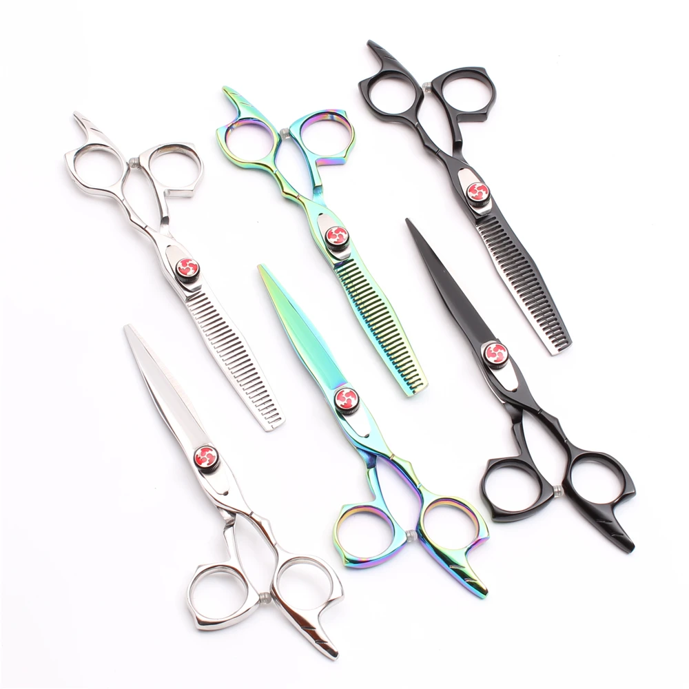 1 пара профессиональные ножницы для парикмахерских 6 дюймов 17 5 см|scissors for