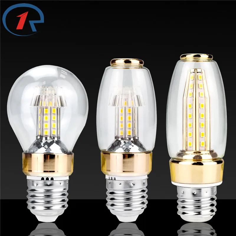 

ZjRight E14 E27 led lamp energy saving lighting bulb 6.4W 9W AC65-260V Interior Lighting restaurant decor LED Candle Lights Bulb