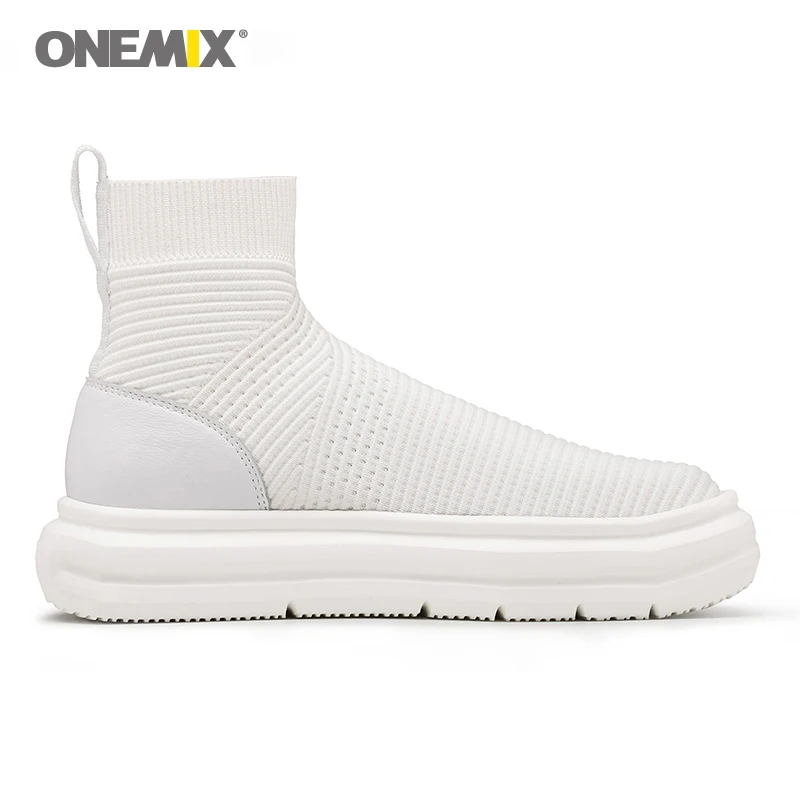 ONEMIX пара носков ботильоны Для мужчин визуально увеличивающие рост Женская обувь