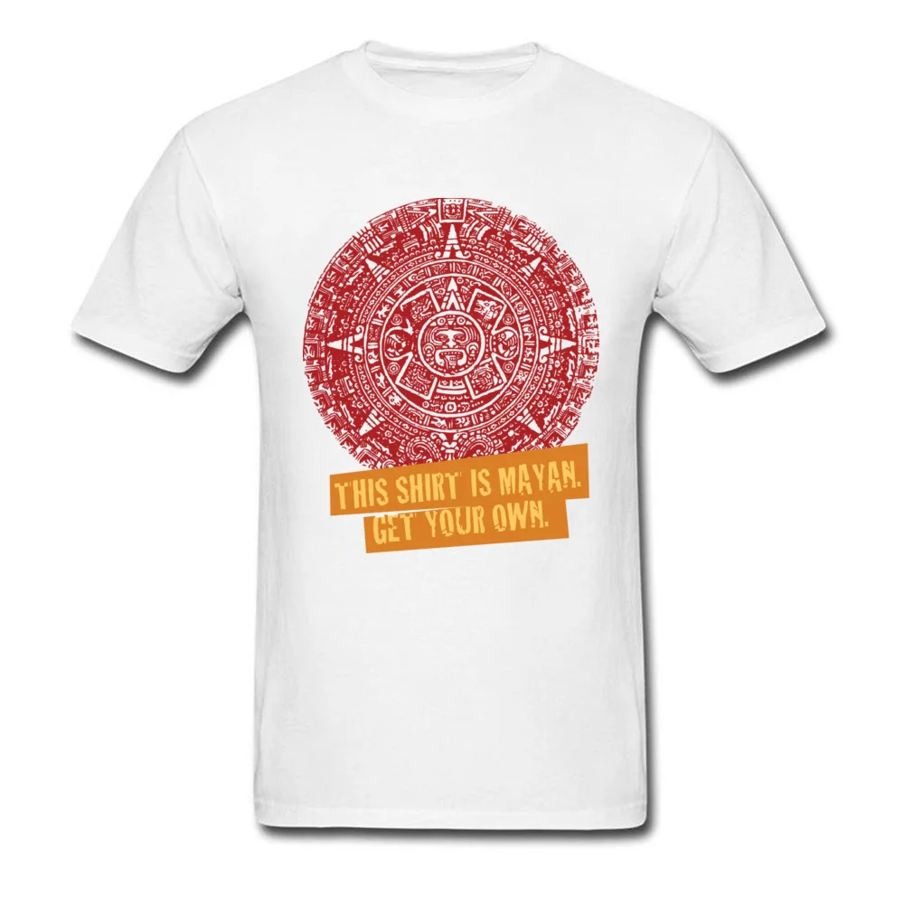 Уникальные Дизайнерские мужские футболки с надписью Mayan черные красные желтые из