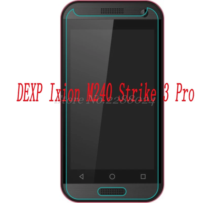 

Смартфон 9H закаленное стекло для DEXP Ixion M240 Strike 3 Pro защитная пленка для экрана чехол для телефона