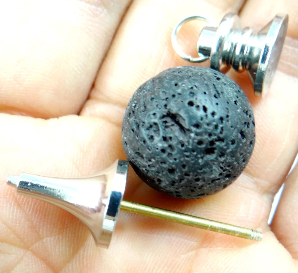 1 шт. натуральный камень лавовые бусины вулканическая скала ручная работа