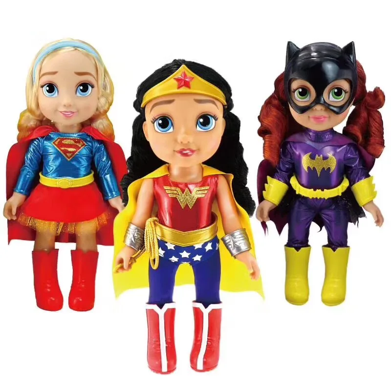 Оригинальный DC супер герой девушки SUPPERGIRL BATGIRL WONDER WOMAN 3 стиля 37 см принцесса кукла