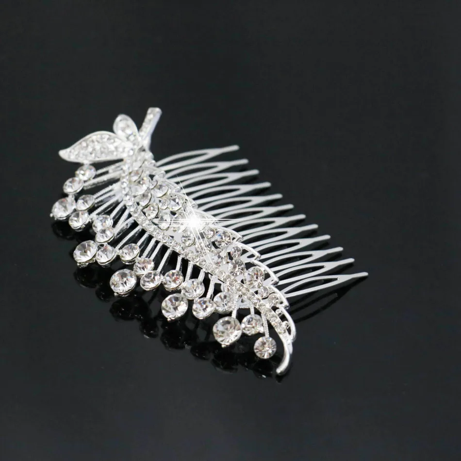 Заколка для волос с жемчугом женская Очаровательная шпилька невесты цветами