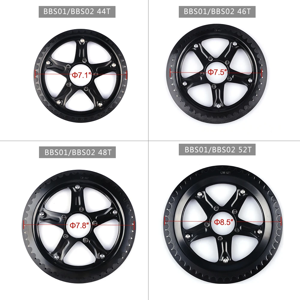 Bafang мотор комплект BBS02B бесщеточный мотор 48В 500 Вт середине приводной двигатель электрический Conversion Kit Набор для электровелосипеда двигателя Bicicleta Eletrica