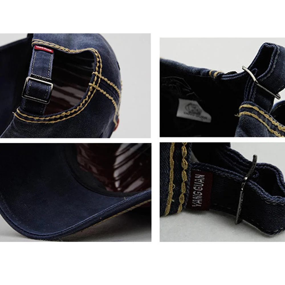 В винтажном стиле Повседневная Фирменная бейсбольная Кепка из натуральной кожи шляпа от солнца логотип