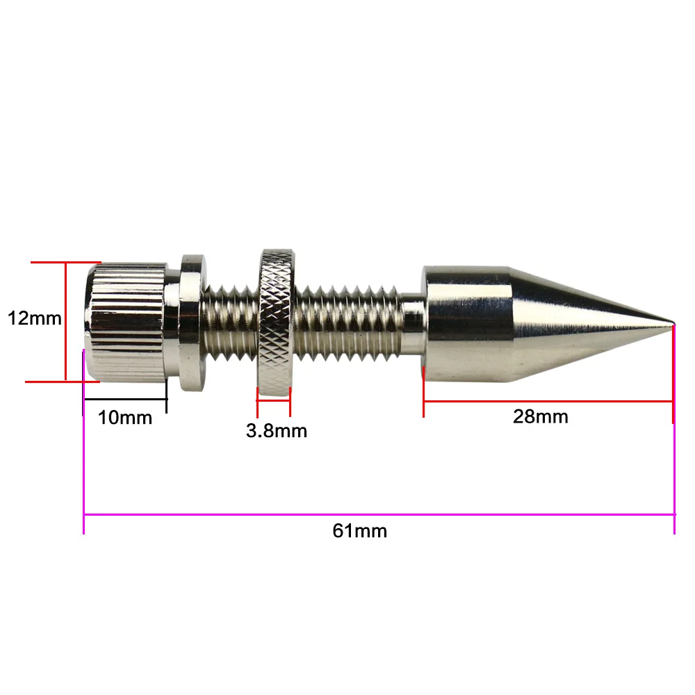 4 комплекта, подставка для ножек из чистой меди, M8 * 60 мм (art.: 7a9c43cdf) - 7a9c43cdf