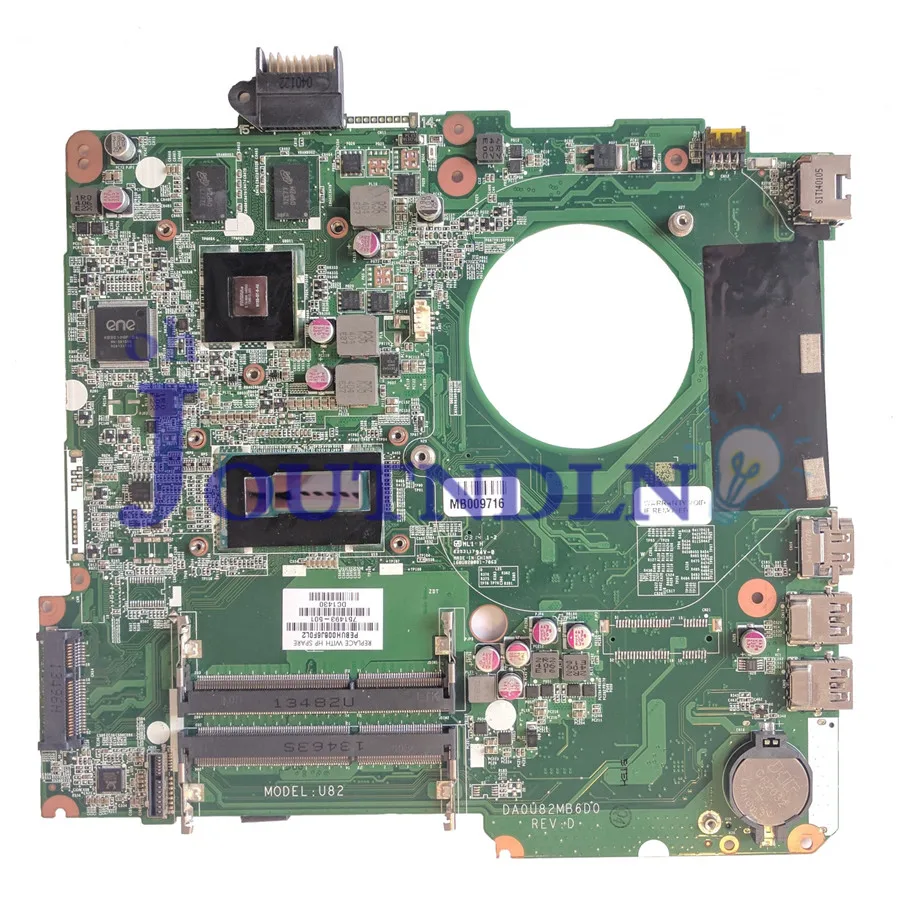 Материнская плата JOUTNDLN для ноутбука HP Pavilion 15-N 15-n 265tx 15-n264tx 751493-501 751493-001 с