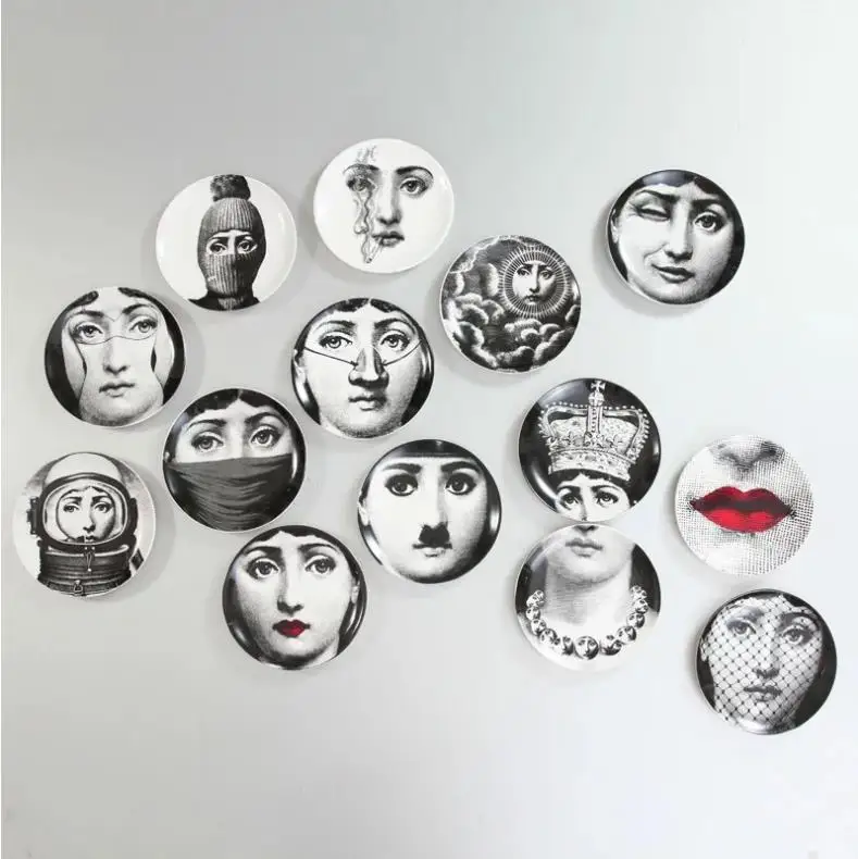 Лидер продаж rosenthal Piero fornasetti таблички красота иллюстрации Висит Декоративные