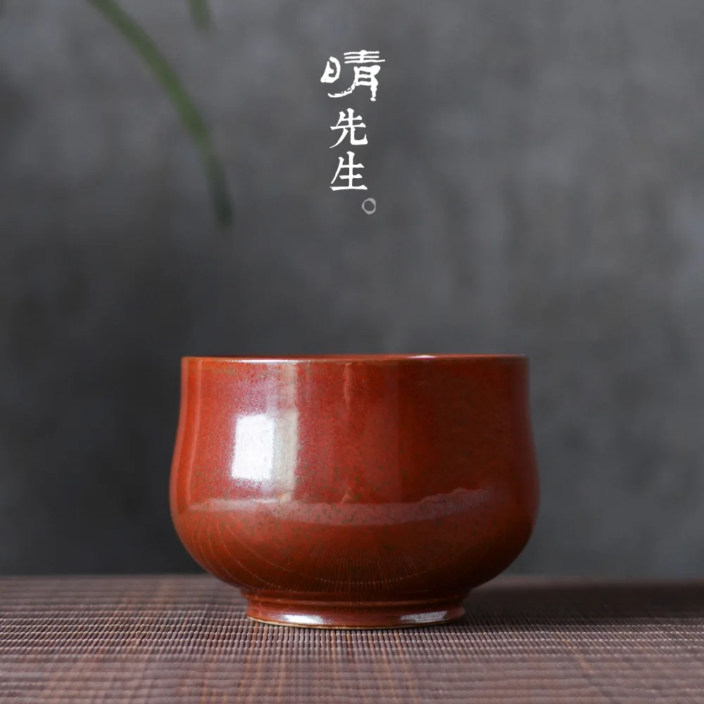 

Керамическая ручка Jingdezhen для мытья черного чая в стиле ретро