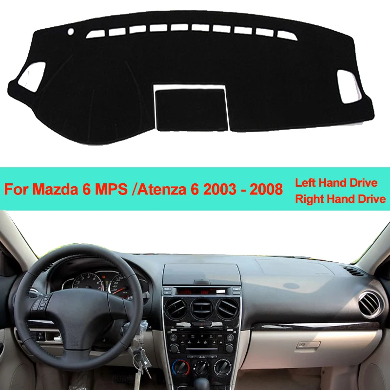 Car Inner Dashboard Cover Dash Mat Carpet Cushion Sun Shade For Mazda 6 MPS Atenza 6 Mazdaspeed 2003 2004 2005 2006 2007 2008