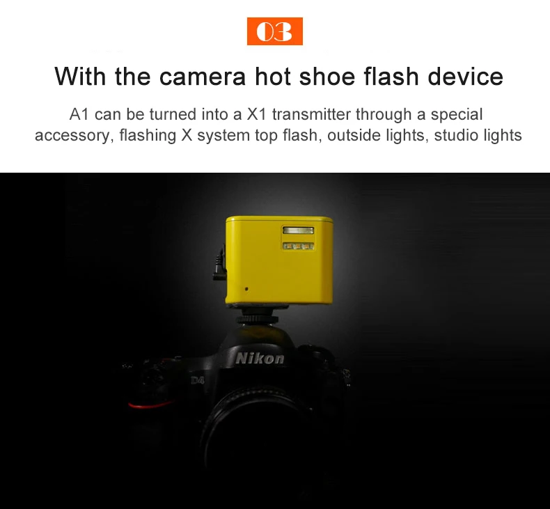 Pro Godox A1 флэш-память для смартфона с 2,4G Беспроводной Системы ttl Bluetooth триггер с Батарея для iPhone 7 6 S Plus ios