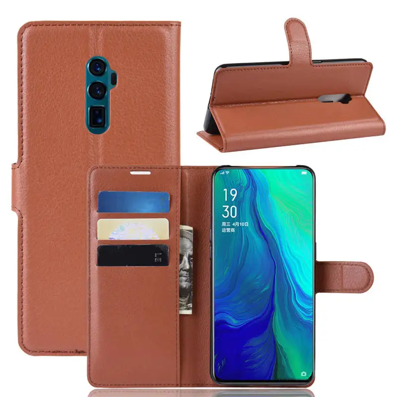 Чехол Oppo Reno 10x zoom роскошный флип-кошелек телефон чехол Reno10xZoom защитный задний |