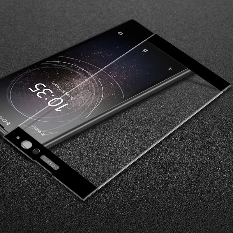 UVR для Sony Xperia XA2 закаленное стекло 2.5D полное покрытие шелковое протектор экрана