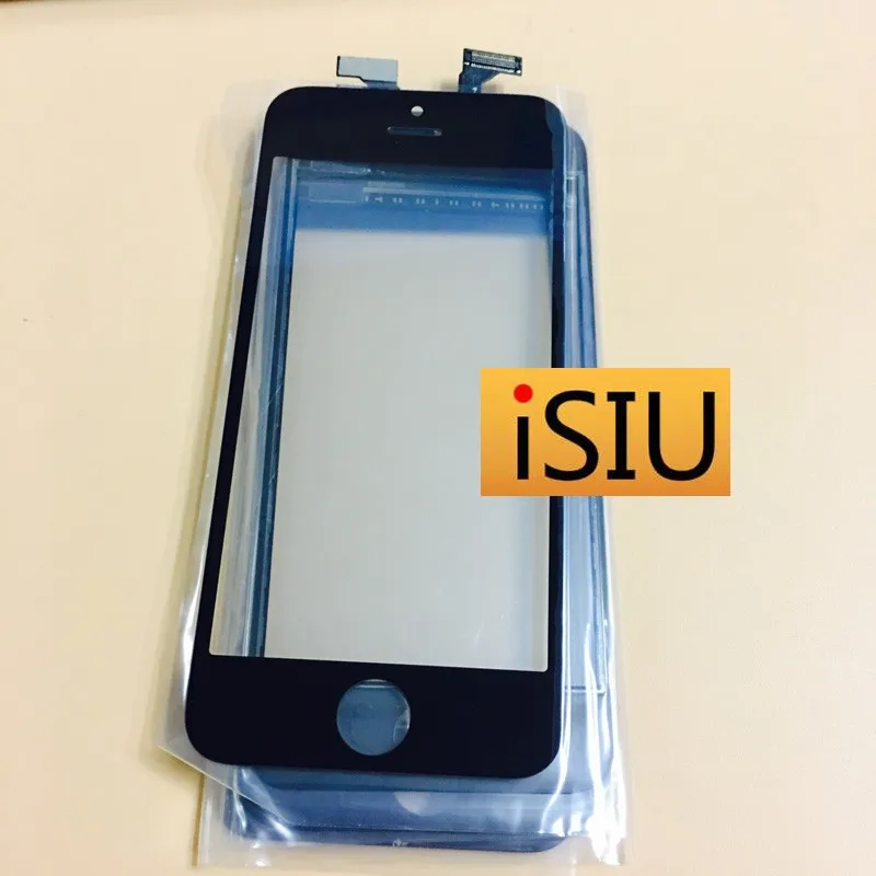 Для iPhone 5S 5 4S 4 сенсорный экран ЖК-дисплей Переднее стекло дигитайзер телефон Замена сенсорный экран