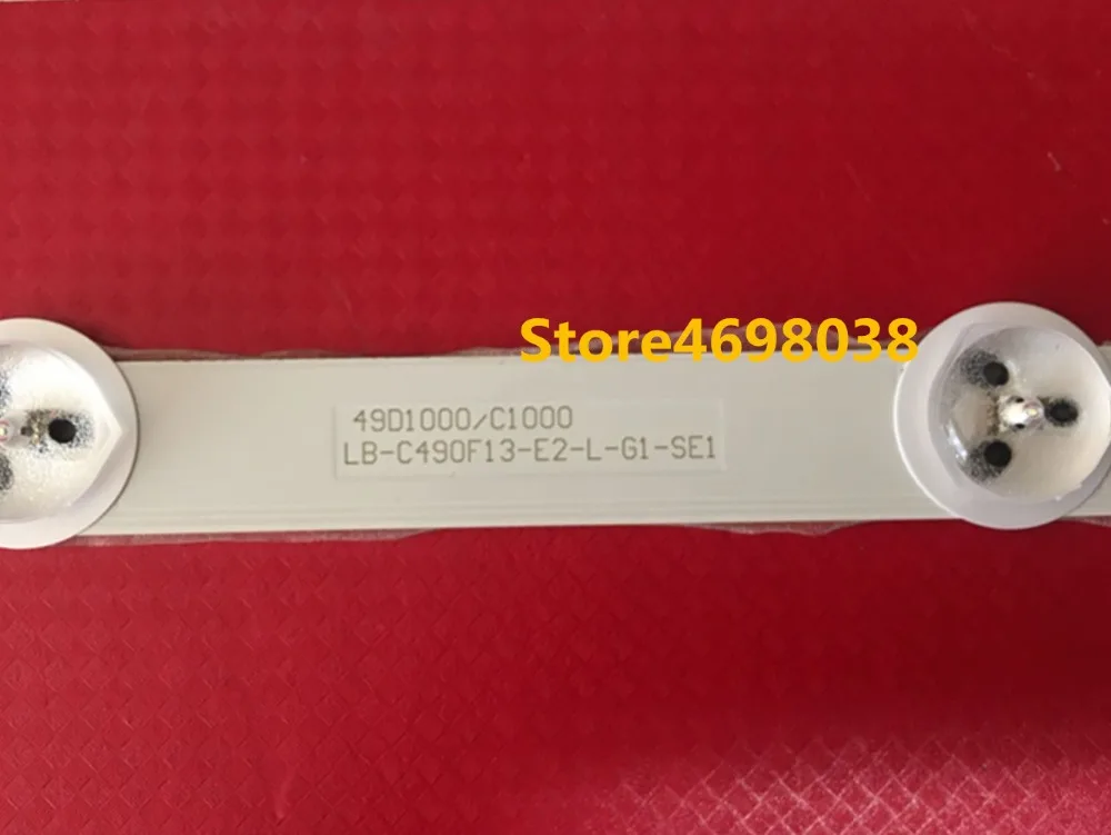 Набор 10 шт. Светодиодная лента подсветки для 49D1000 49C1000 850095046 LB-C490F13-E2-L-G1-SE2