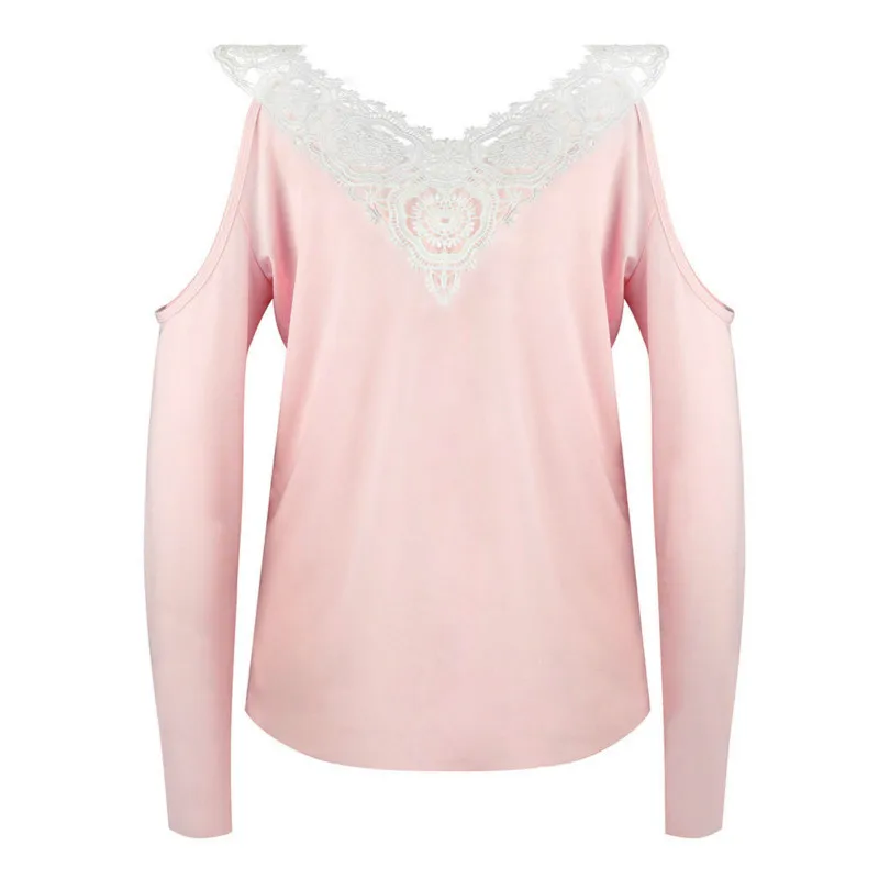 2018 Для женщин Блузки Лето Кружева Шифоновая блузка Повседневное Feminina Мода