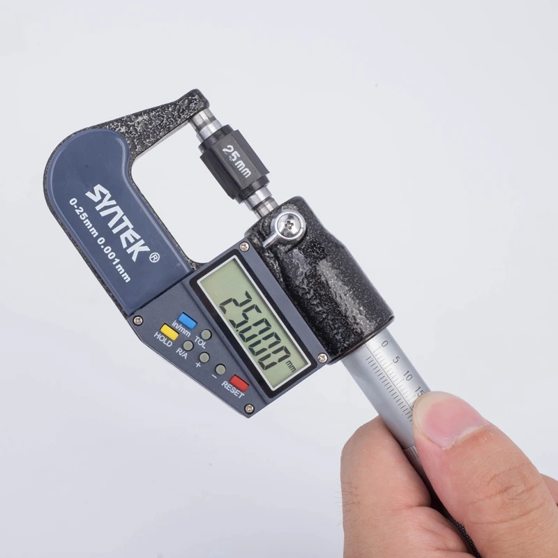 

Digital Micrometer 0.001mm Electronic Outside Micrometers 0-25-50-75-100mm Chrome Plated Caliper Gauge Measure Tools Data Output