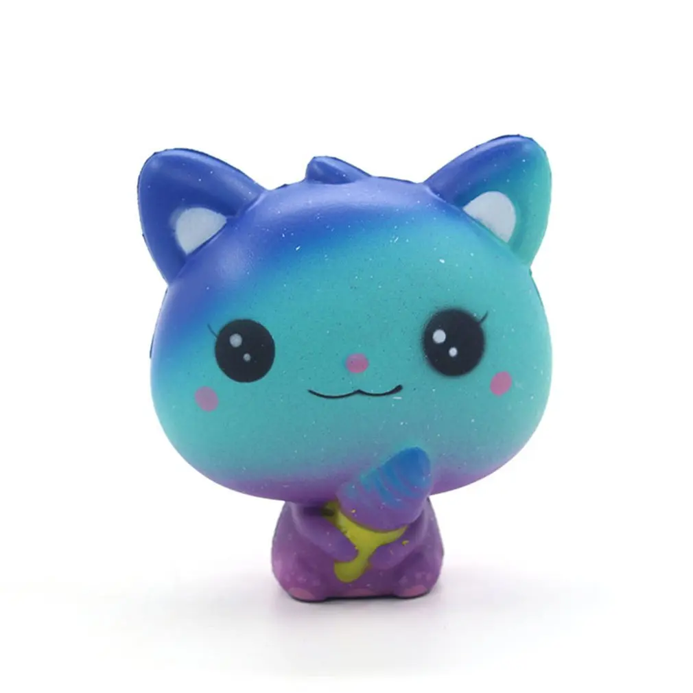 Jumbo Ice Cream Cat Slow Rising Stress Relief Galaxy Toy Squishy Collections Diy Products Rebound | Игрушки и хобби