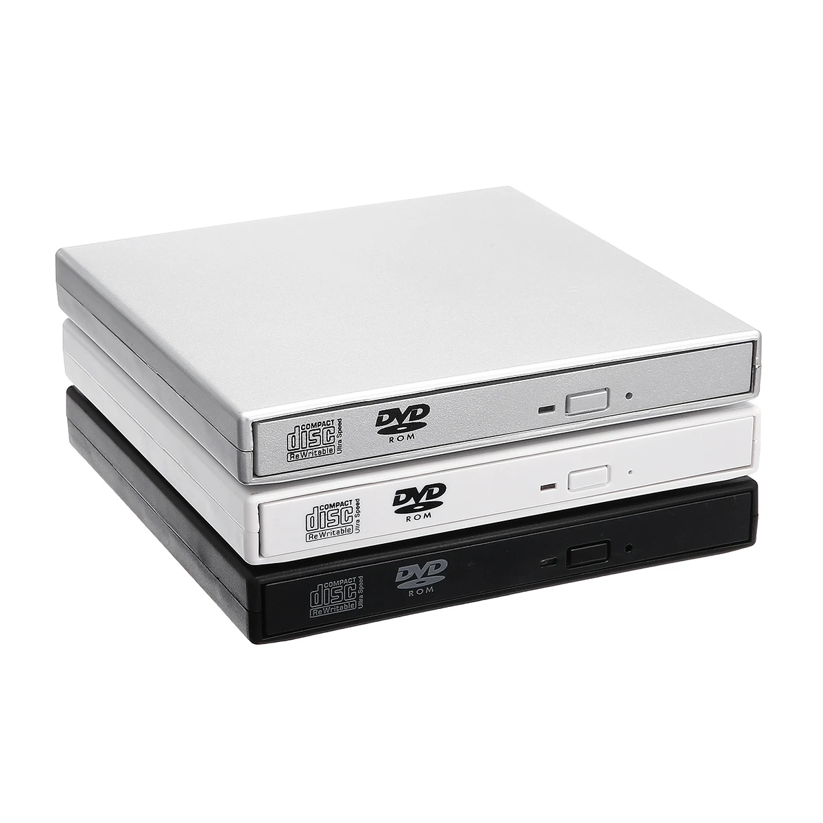 S SKYEE Внешний оптический привод Combo USB 2,0 компакт-дисков/DVD-ROM CD-RW плеер горелки Портативный считыватель Регистраторы для портативных ПК