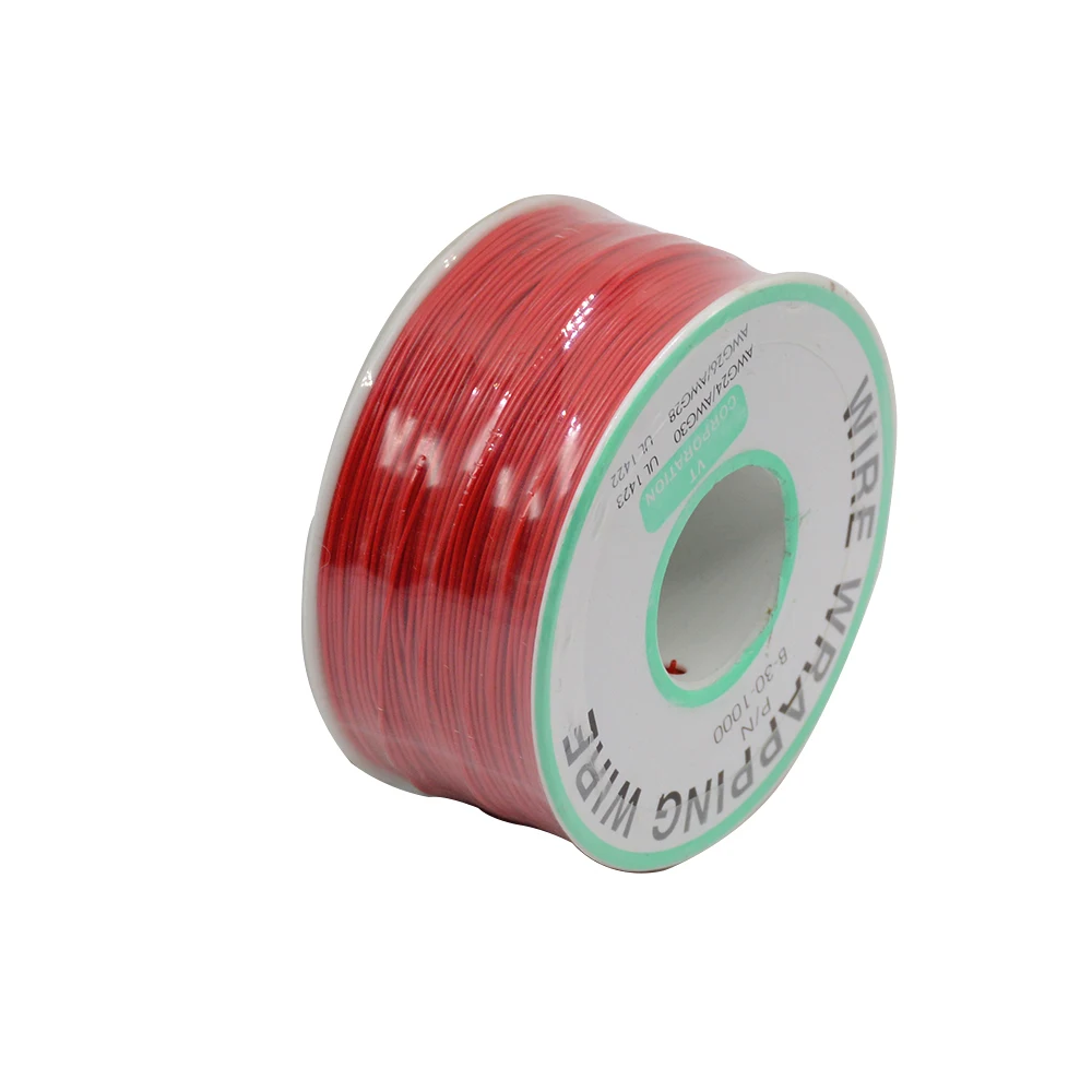 250 м/лот 30 AWG Упаковка провода 10 Цвета одноцепочечной Медь кабель ОК провода электрические провода для ноутбука материнской платы припой
