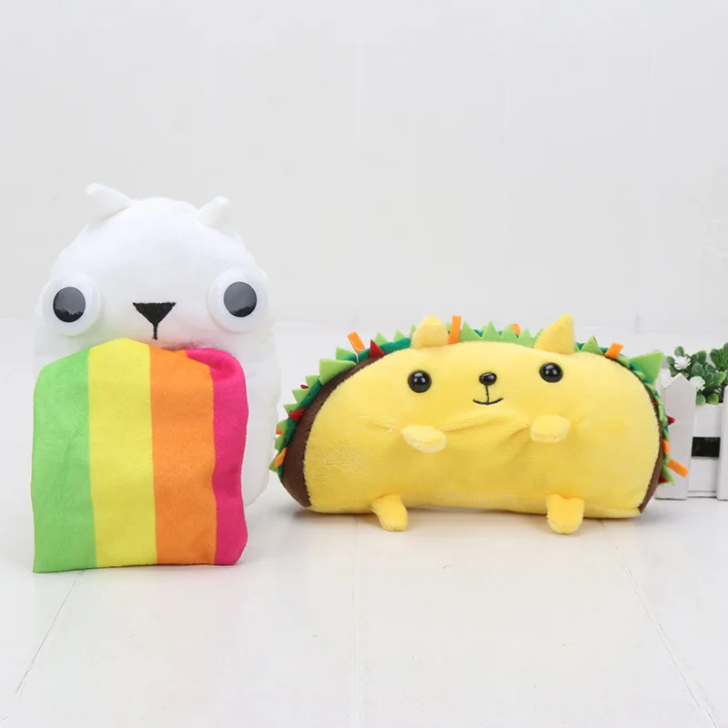 Игрушка плюшевая Ежик радужная Радужная кошка тако мягкая игрушка для