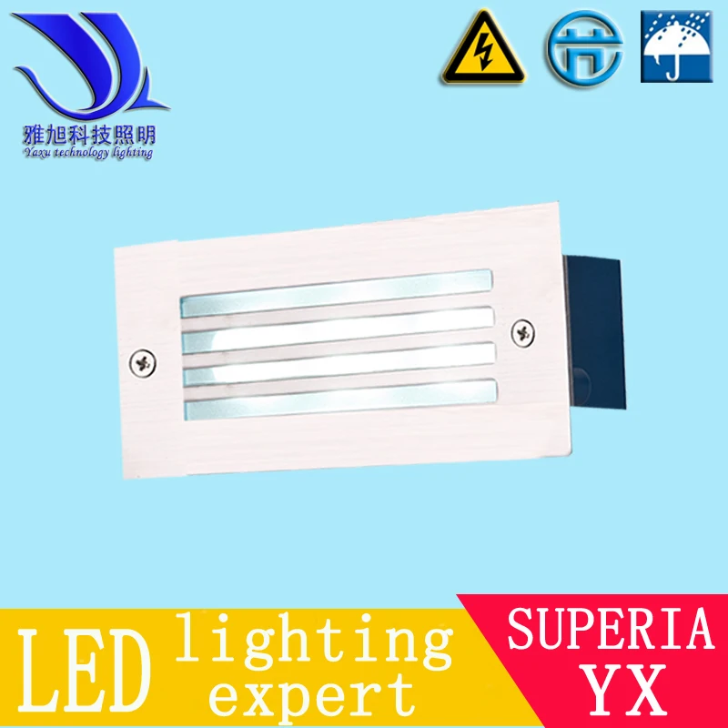 Светодиодная лампа для подвала 5 Вт|step stair|recessed step lightsstair light |