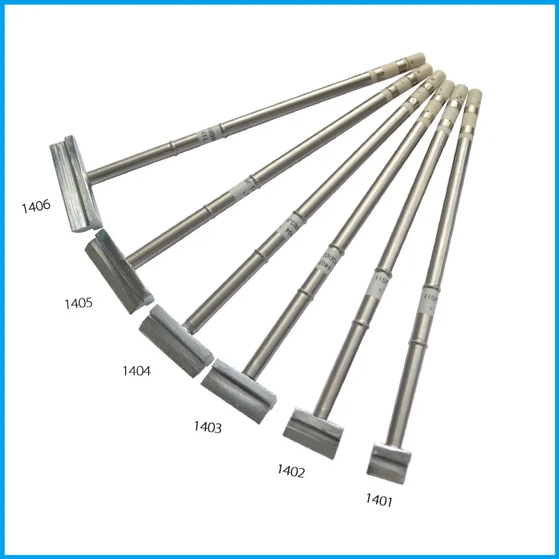 

T12 Series Soldering Iron Tip Soldering Station Spade Scraper Type Soldering Iron Tips T12-1401-1406 For HAKKO FX951 FX-952