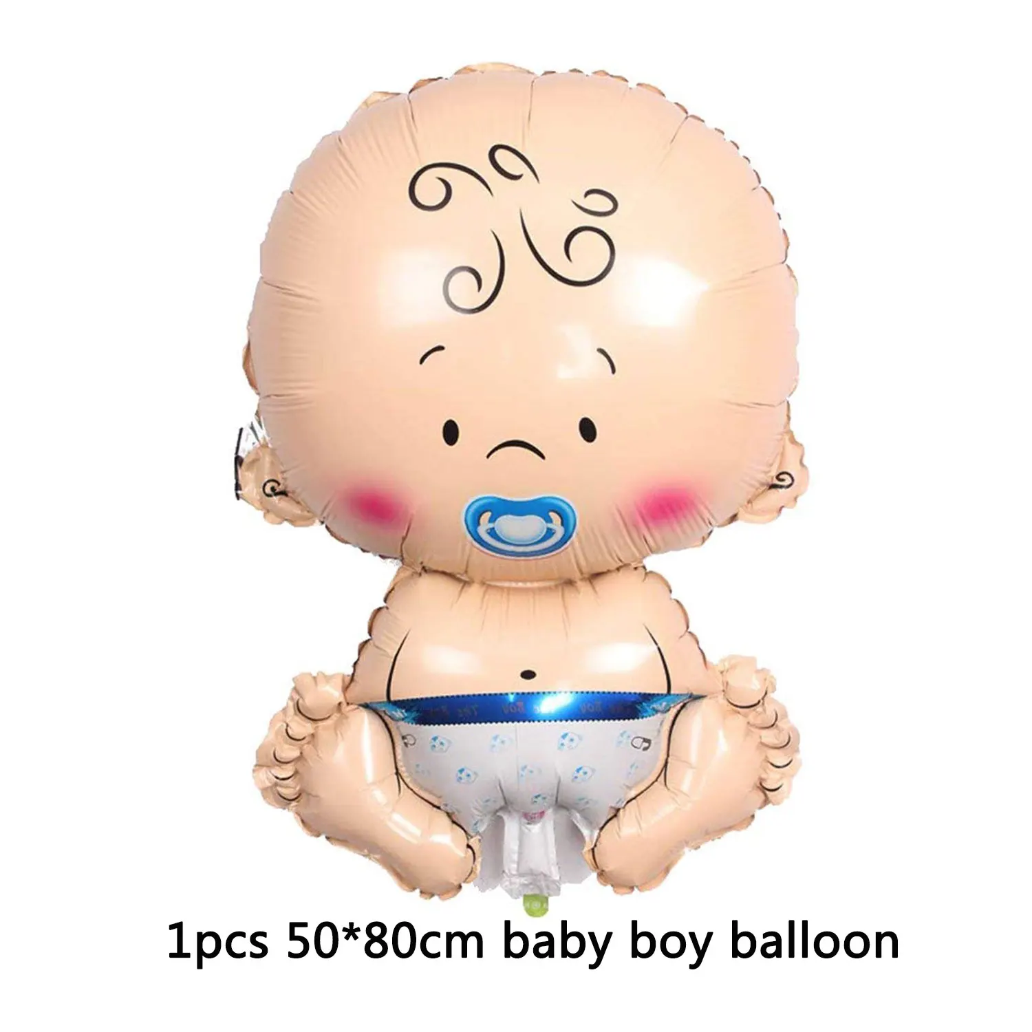 

ZLJQ 36inch Big Balloon Gender Reveal Party Supplies Pink Blue Boy or Girl Banner He or She Baby Shower Foil Balloon Accessories
