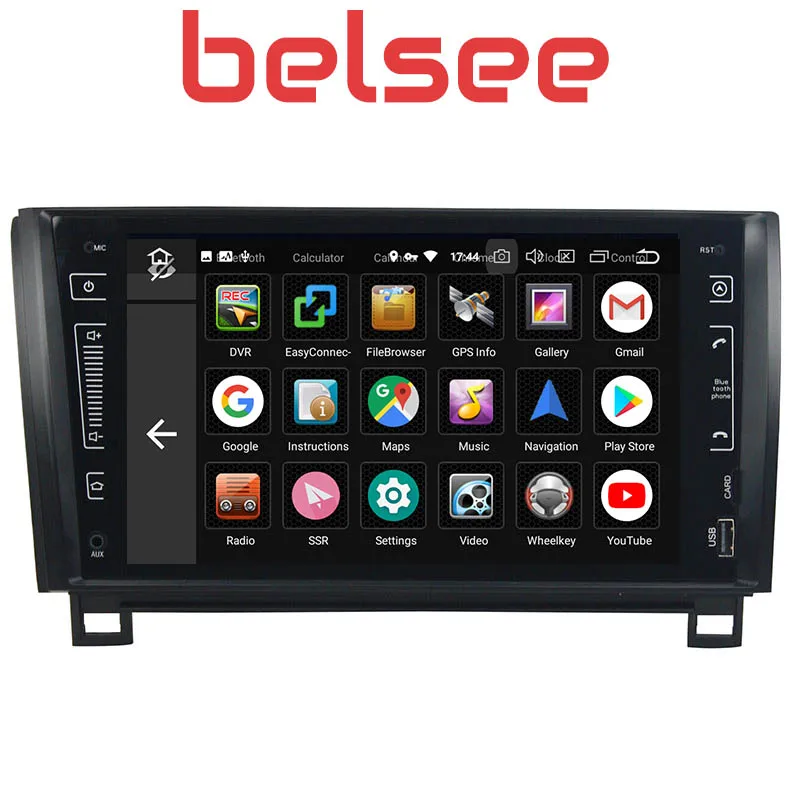 Магнитола Belsee Octa Core 9 дюймов IPS сенсорный экран Android 8 0 головное устройство стерео