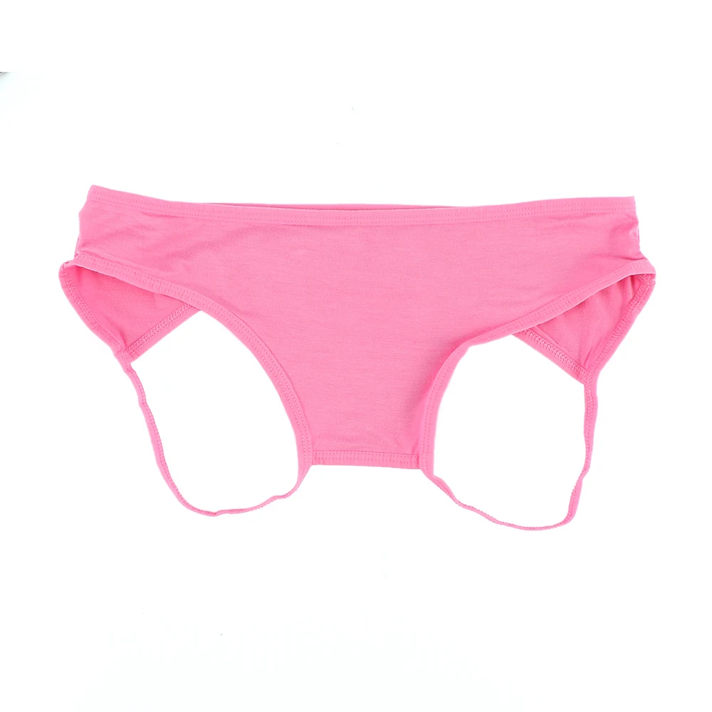 pink Женские сексуальные трусики с открытой спиной, стринги, нижнее белье, безупречное смешное сексуальное женское нижнее белье - Цвет: pink