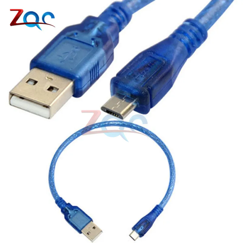 30 см USB 2 0 A папа к Micro 5 pin кабель для передачи данных Шнур|male male|male to malemale |