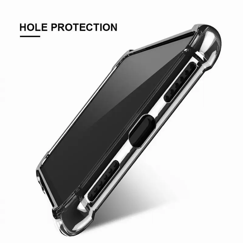 Прочный бампер для iPhone X 8 Plus Гибридный Мягкий ТПУ силиконовый прозрачный защитный чехол для телефона чехол для iPhone 7 Plus 6 6 S Plus