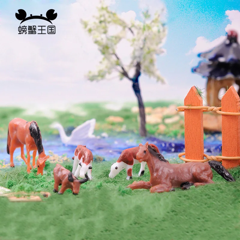 30 шт. Ho scale N модель животных Миниатюрная коровы лошади ферма поезд здание пейзаж