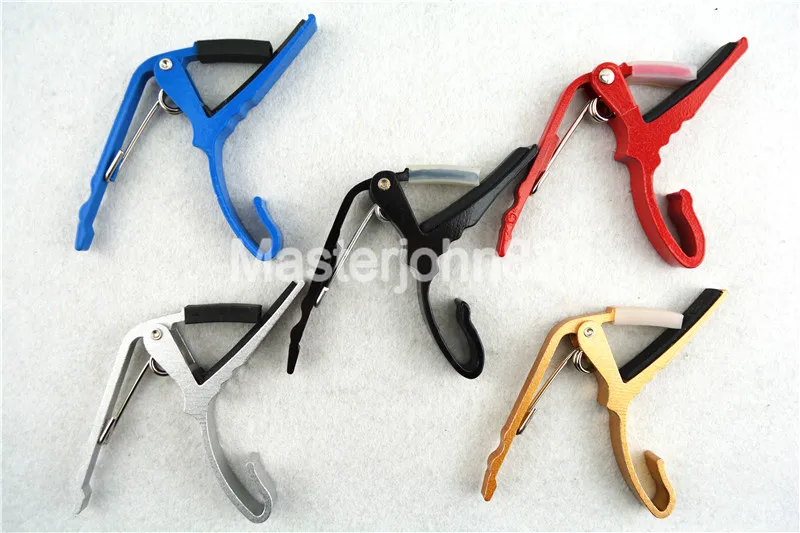 

5 Colors Metal Acoustic Electric Guitar Capo Key Clamp Change Clamshell Package
