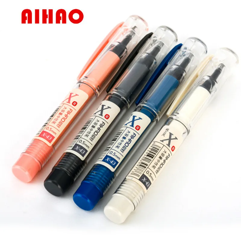 AIHAO Новые поступления 0 5 мм точка черные чернила Цвет Гладкий пишущий знак в перо