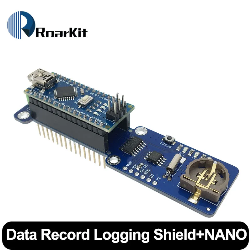 NANO 3,0 L298P 2A DC Драйвер шагового двигателя Щит Модуль W5100 Ethernet LAN сеть/запись данных RTC часы реального времени для Arduino